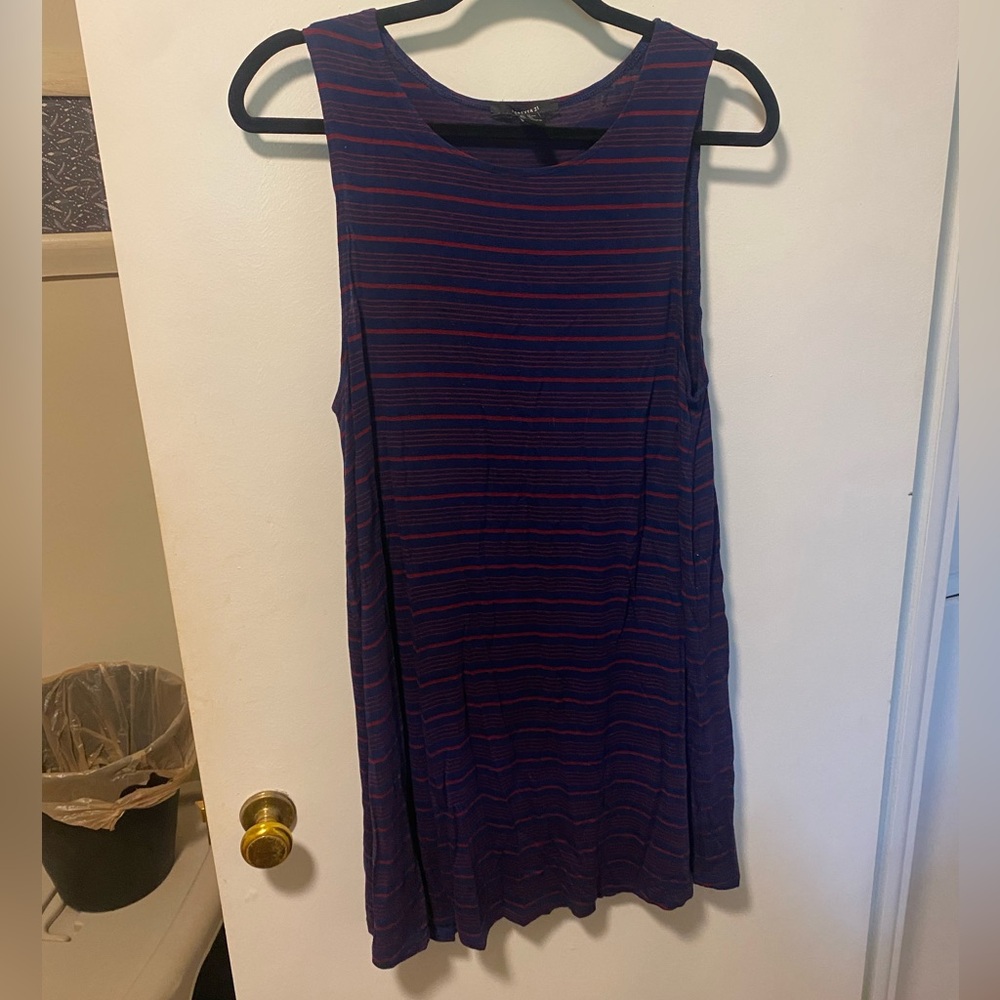 F21 Striped Tank Swing Dress